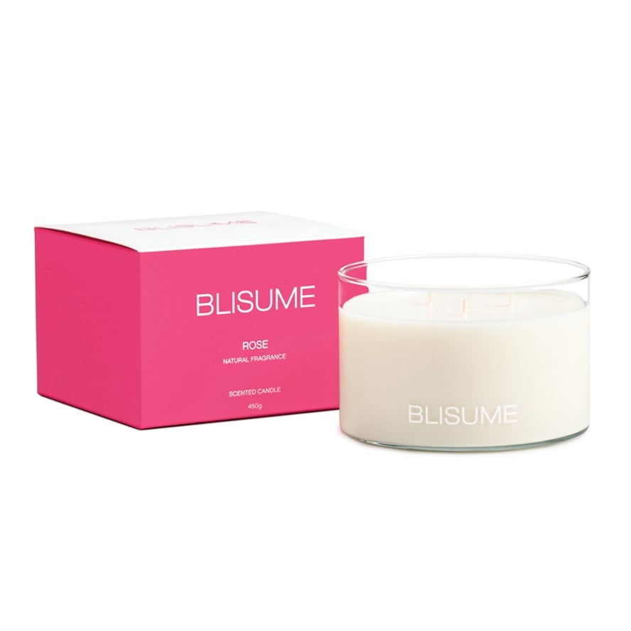 blisume-candle-rose-natural-fragrance-triple-wick